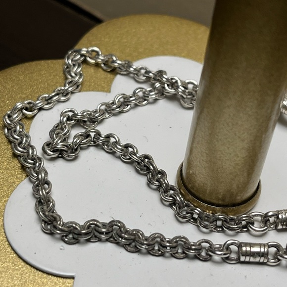 Brighton Adore Me Heart Necklace Silver Plate Vintage - Picture 5 of 11